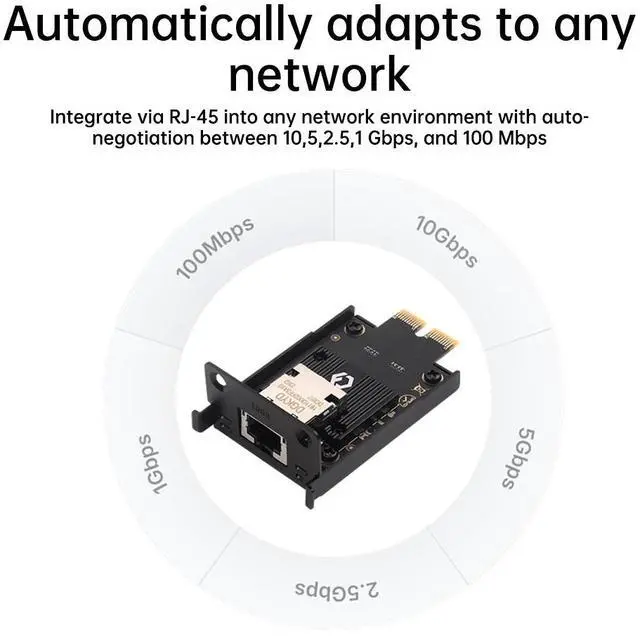 Alt view image 5 of 6 - fenvi For Synology RJ45 10G Ethernet Upgrade Mini Network Card For Nas DS923+ DS723+ DS1522+ RS422+ 10GbE Module