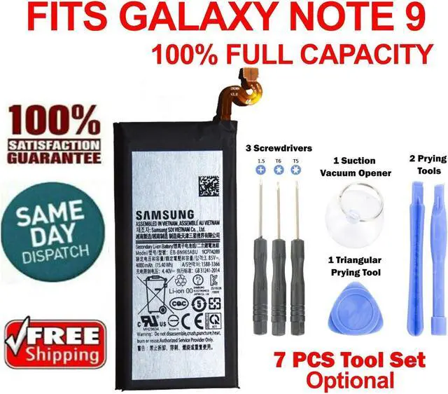Alt view image 2 of 4 - Samsung Original Replacement Battery for Galaxy Note 9 SM-N960 | Li-Ion 4,000mAh (Internal) EB-BN965ABU - New