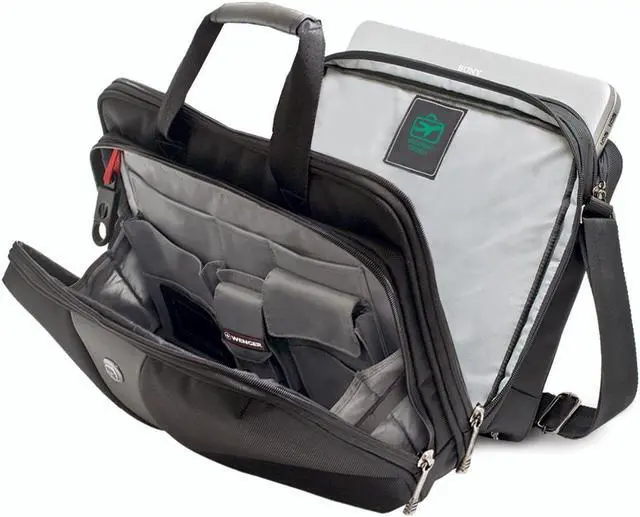 Alt view image 2 of 18 - Swissgear LEGACY 16" WA-7652-14F00 Double Gusset Computer case
