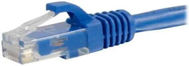 Alt view image 2 of 9 - C2G 00697 Cat6a Cable - Snagless Unshielded Ethernet Network Patch Cable, Blue (9 Feet, 2.74 Meters)