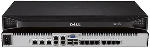 Alt view image 4 of 6 - Dell Dav2108-G01  Analog Kvm Switch Dav2108 Taa Compliant-Dav2108-G01