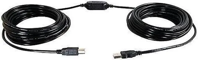 Alt view image 2 of 15 - C2G 38988 USB Active Extension Cable - USB 2.0 A Male to A Female Cable, Center Booster Format, Black (25 Feet, 7.62 Meters)