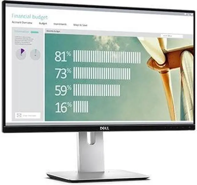 Alt view image 9 of 12 - Dell 23.8" 60 Hz IPS, Pixel Per Inch (PPI): 93 FHD LCD Monitor 8 ms (gray to gray, typical) HDMI U2417HWI U2417HWI