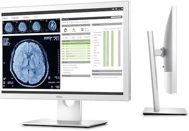 Alt view image 8 of 16 - Dell Medical Review MR2416 White 24" 60HZ IPS 1920 x 1200 LED LCD Monitor with VESA Mount Compatibility, Swivel&Tilt&Height&Pivot Adjustable, 1000: 1 300 cd/m2,  HDMI/DP/VGA/USB
