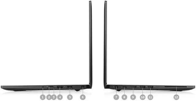 Alt view image 8 of 20 - DELL Laptop Latitude Intel Core i5-7300U 8 GB DDR4 Memory 256 GB SSD Intel HD Graphics 620 14.0" Non-Touch Screen Windows 10 Pro 64-Bit 7480 (J350V)