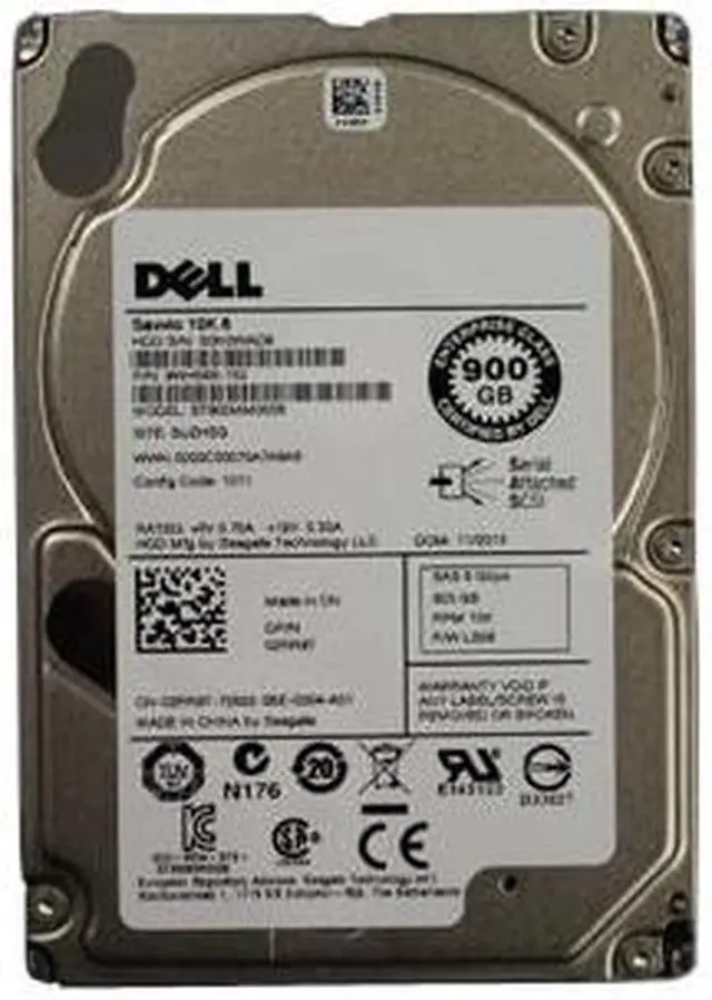 Alt view image 2 of 8 - Dell 2RR9T - 900GB 2.5" SAS 10K 6Gb/s HS Hard Drive