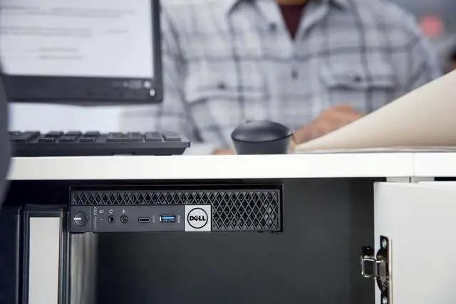 Alt view image 7 of 12 - DELL Desktop Computer OptiPlex 7060 (JW1Y4) Intel Core i7-8700T 16GB DDR4 256GB SSD Intel UHD Graphics 630 Windows 10 Pro