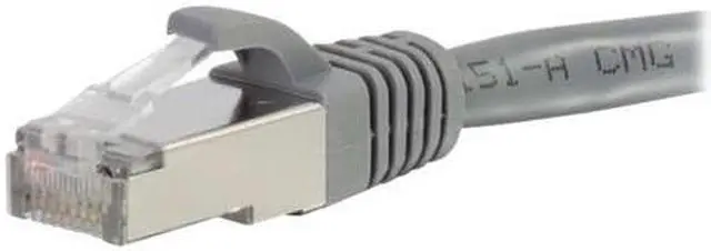 Main image of C2G 00790 Cat6 Cable - Snagless Shielded Ethernet Network Patch Cable, Gray (35 Feet, 10.66 Meters)