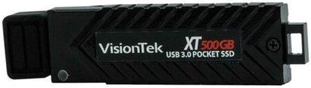 Alt view image 3 of 7 - VisionTek 500GB XT USB 3.0 Pocket SSD 901240