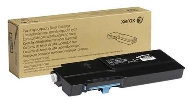 Alt view image 6 of 20 - Xerox 106R03514 High Yield Toner Cartridge - Cyan