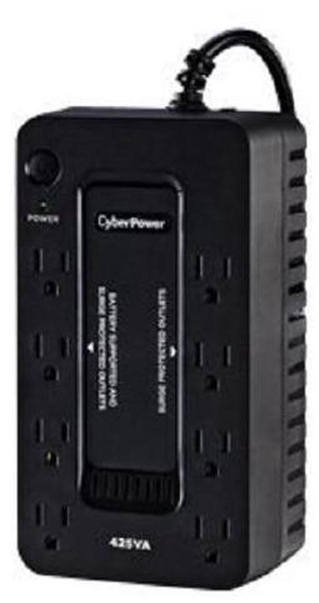 Alt view image 8 of 20 - CyberPower ST425 Standby UPS Systems - 425VA/260W, 120 VAC, NEMA 5-15P, Compact, 8 Outlets