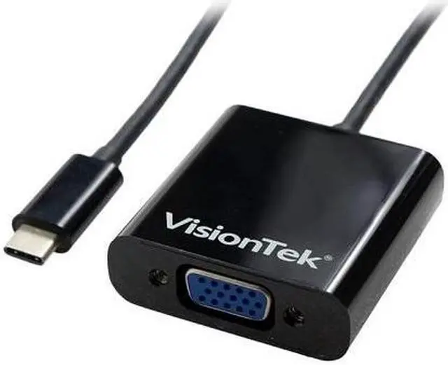Alt view image 8 of 15 - VisionTek 900818 USB 3.1 Type C to VGA Adapter (M/F)