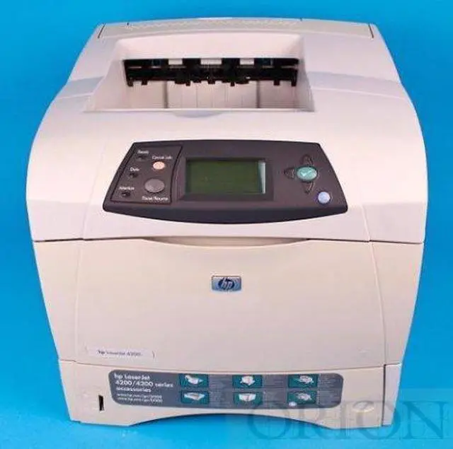 Alt view image 6 of 6 - HP Laserjet 4300N Network Monochrome Laser Printer Q2432A