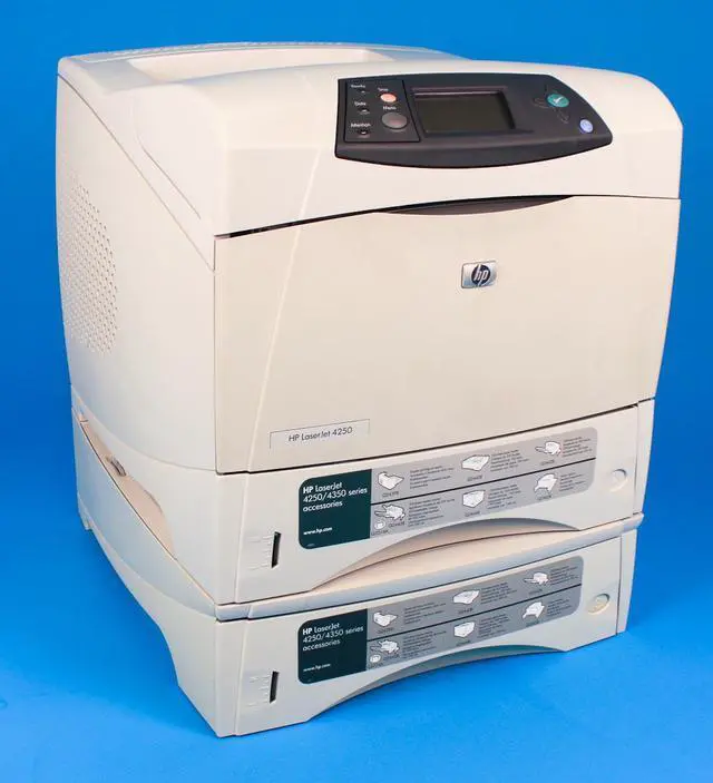 Alt view image 3 of 8 - HP LaserJet 4250TN Duplex 1200 dpi x 1200 dpi Mono Laser Printer - Black