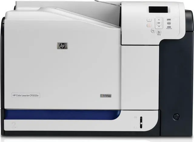 Alt view image 7 of 9 - HP Color LaserJet CP3525n CC469A Workgroup Up to 30 ppm 600 x 600 dpi Color Print Quality Color Ethernet (RJ-45) / LPT / USB Laser Printer