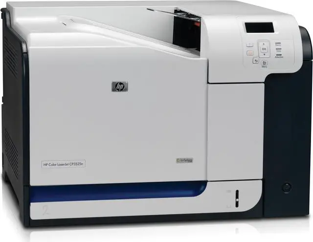 Alt view image 9 of 9 - HP Color LaserJet CP3525n CC469A Workgroup Up to 30 ppm 600 x 600 dpi Color Print Quality Color Ethernet (RJ-45) / LPT / USB Laser Printer