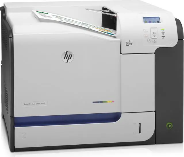 Alt view image 12 of 13 - HP LaserJet Enterprise 500 CF081A M551n Laser Printer - 32 ppm (Mono)/32 ppm (Color) - 1200 x 1200 dpi - USB - 110V AC