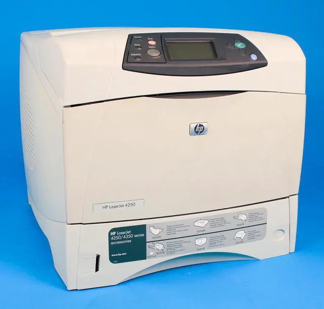 Alt view image 9 of 9 - HP LaserJet 4250N printer Monochrome workgroup Q5401A