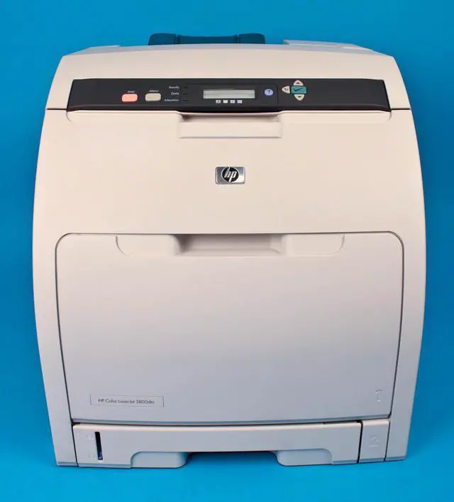 Alt view image 4 of 5 - HP Color LaserJet CP3505n CB442A Workgroup Up to 22 ppm Color Ethernet (RJ-45) / USB Laser Printer