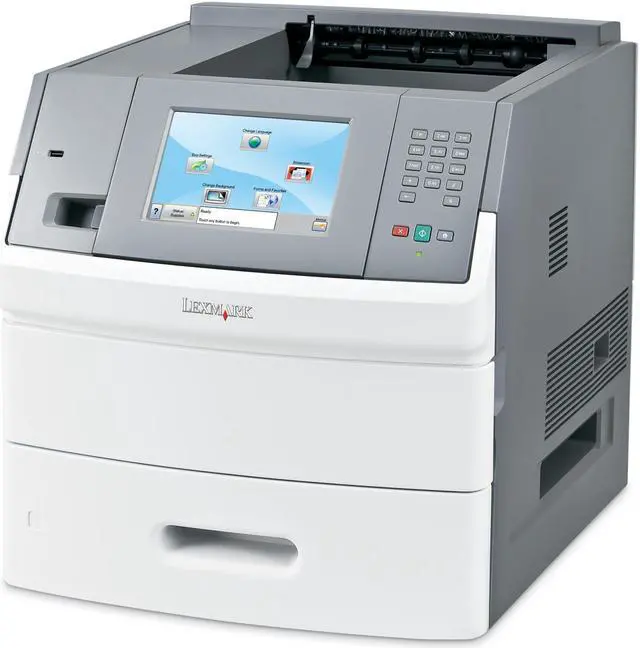 Alt view image 3 of 3 - Lexmark T656DNE Monochrome Laser Printer (30G0400)