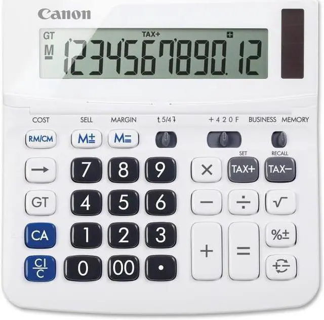 Alt view image 2 of 5 - Canon 12-Digit Financial Desktop Calculator