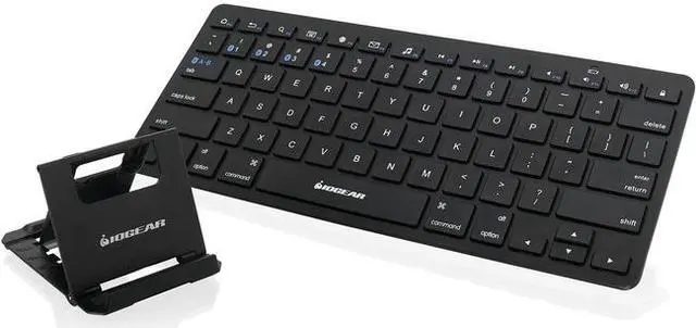 Alt view image 6 of 6 - IOGEAR GKB632B Black Bluetooth Wireless Slim Keyboard