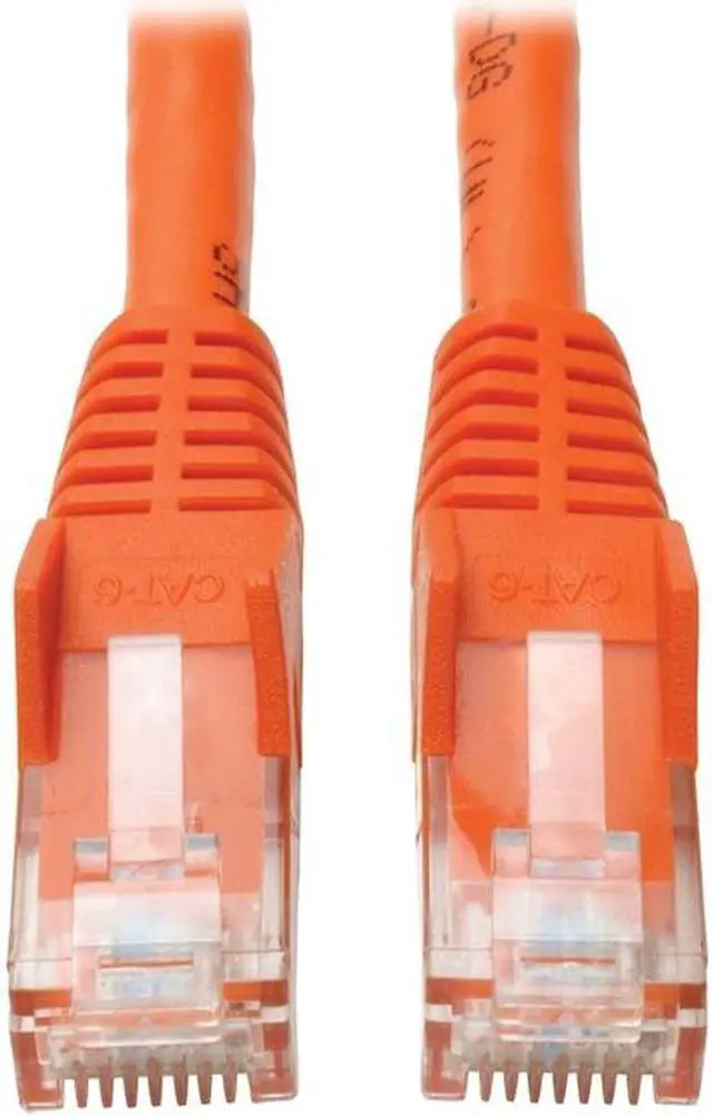 Alt view image 2 of 11 - TRIPP LITE N201-035-OR CAT6 GIGABIT SNAGLESS MOLDED PATCH CABLE (RJ45 M/M) - ORANGE, 35-FT.