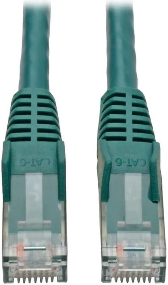 Alt view image 2 of 11 - Tripp Lite N201-004-GN Premium Cat6 Gigabit Snagless Molded Utp Patch Cable, 24 Awg, 550 Mhz/1 Gbps (Rj45 M/M) , Green, 4 Ft. - Patch Cable - Rj-45 (M) To Rj-45 (M) - 4 Ft - Utp - Cat 6 - Ieee 802.3A