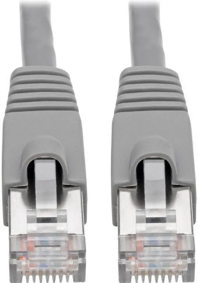Alt view image 10 of 16 - TRIPP LITE Cat6a Snagless Shielded STP Network Patch Cable 10G Certified, PoE, Gray, RJ45 M/M 7' (N262-007-GY)
