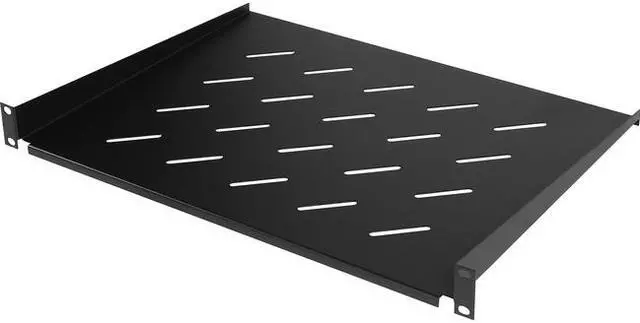 Alt view image 7 of 11 - CyberPower CRA50002 19" 1U Fixed Shelf Cantilever Carbon Rack Shelf