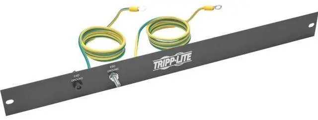 Alt view image 2 of 12 - TRIPP LITE SRGROUNDPANELBC Rack Enclosure / Open Frame Server Cabinet ESD Grounding Panel 1U