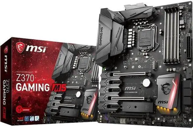 Alt view image 8 of 8 - MSI Z370 GAMING M5 LGA 1151 (300 Series) Intel Z370 HDMI USB 3.1 ATX Intel Motherboard