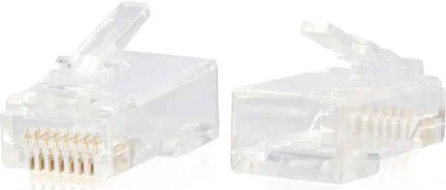 Alt view image 3 of 3 - C2g Rj45 Cat6 Modular Plug For Round Solid/Stranded Cable - 100Pk