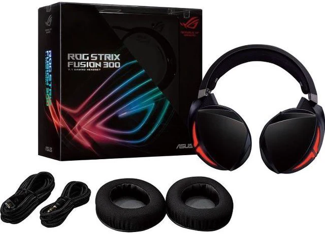 Main image of ASUS ROG Strix Fusion 300 Gaming Headset with 7.1 Virtual Surround Sound for PC, PS4, Xbox One, Mobile