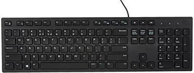 Alt view image 9 of 14 - DELL Wired Qwerty Keyboard - Black KB216-BK-US Black Wired Keyboard