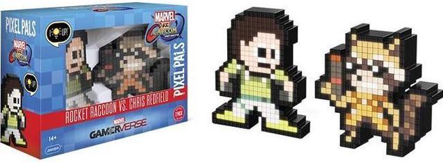 Main image of PDP Pixel Pals - Marvel vs. Capcom - Rocket Raccoon vs. Chris Redfield