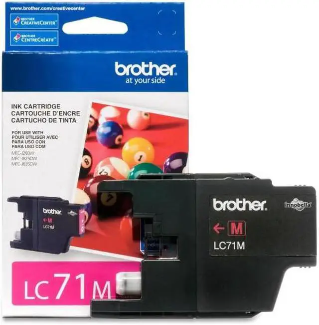 Alt view image 2 of 2 - Brother LC71MS Genuine Magenta Ink Cartridge