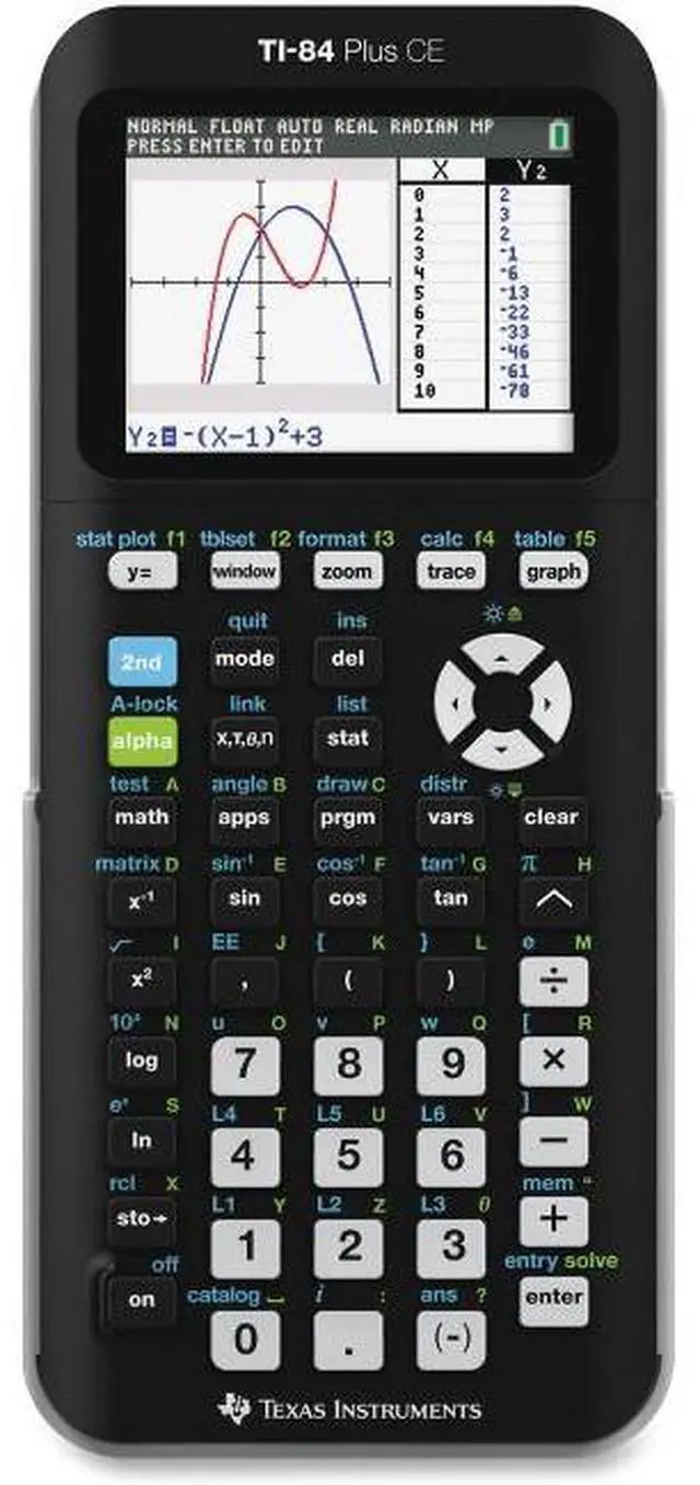 Alt view image 15 of 20 - Ti84 Plus Ce Graphing Black