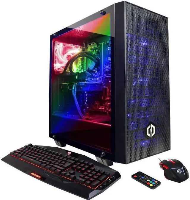 Alt view image 8 of 11 - CYBERPOWERPC Gamer Supreme Liquid Cool SLC8760CPG - Intel Core i7-8700K 3.70 GHz, NVIDIA GeForce GTX 1070, 16 GB DDR4 Memory, 120 GB SSD + 2 TB HDD, WiFi Card, Windows 10 Home