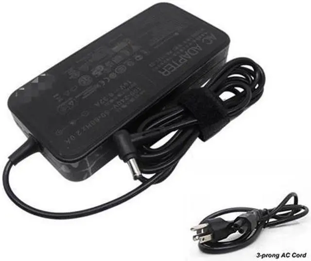 Alt view image 2 of 4 - ASUS PA-1121-28 Compatible 120W 19V at 6.32A Black 5.5 mm x 2.5 mm Laptop Power Adapter and Cable -