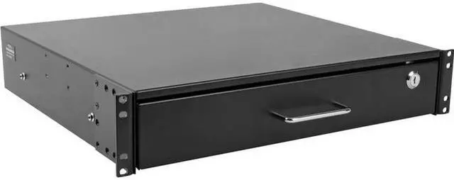 Alt view image 2 of 16 - Tripp Lite SmartRack 2U Locking Rack-Mount Storage Drawer