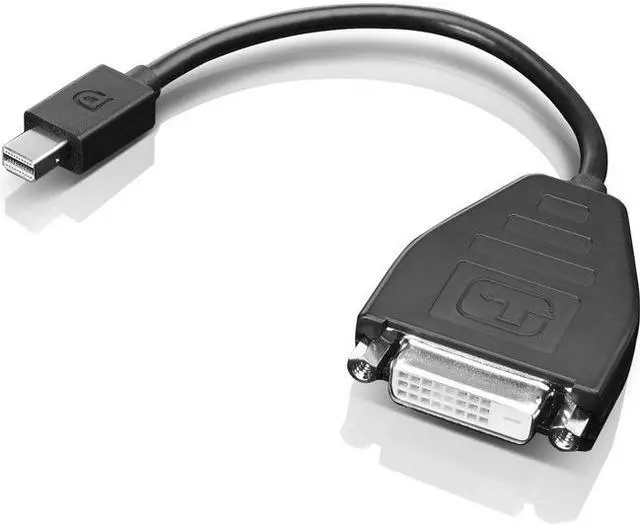 Alt view image 7 of 16 - Lenovo 0B47090 Mini-DisplayPort to DVI-D Adapter