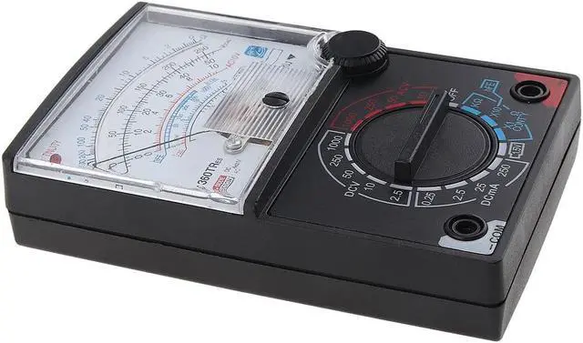 Alt view image 3 of 7 - YX- 360TRES Mini Portable Pointer-style Multimeter with One Pair Test Pen for Measuring DC AC Voltage and DC Curren