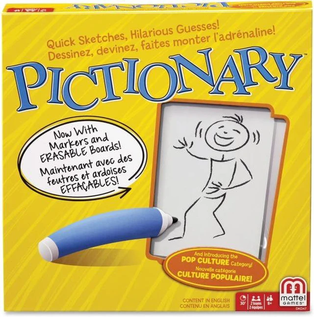 Alt view image 12 of 20 - Pictionary Party Game