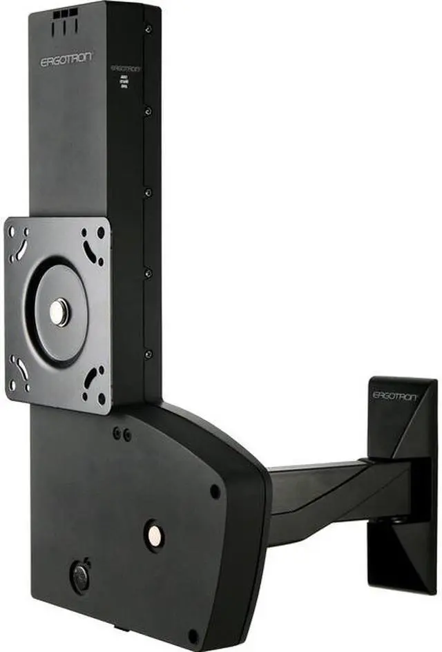 Alt view image 10 of 20 - Ergotron - 61-113-085 - Ergotron Wall Mount for Flat Panel Display - Black - 27 to 42 Screen Support