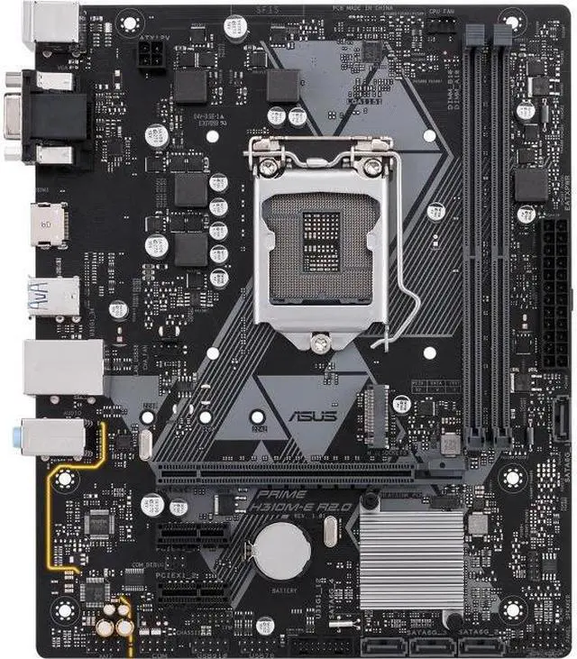 Alt view image 8 of 8 - ASUS PRIME H310M-E R2.0 LGA 1151 (300 Series) Intel H310 HDMI USB 3.1 Micro ATX Intel Motherboard