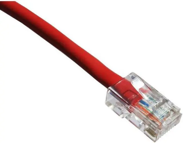 Alt view image 6 of 10 - Axiom C6NB-R7-AX Patch Cable - Rj-45 (M) To Rj-45 (M) - 7 Ft - Utp - Cat 6 - Stranded - Red
