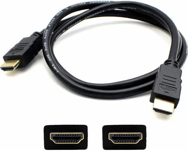 Alt view image 4 of 12 - AddOn HDMI2HDMI35F  35ft Black HDMI 1.3 Cable M-M