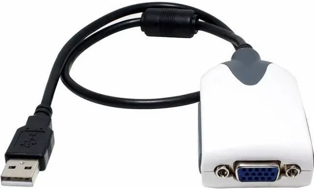 Alt view image 5 of 7 - AddOn USB 2.0 (A) Male to VGA Female Black Adapter - 100% compatible and guaranteed to work