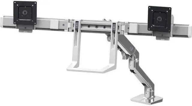 Alt view image 2 of 12 - HX DESK DUAL MONITOR ARM POLIS